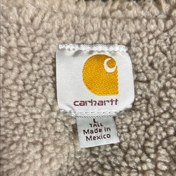 Carhartt Brown Fleece-Lined Vest - Picture 2 of 3